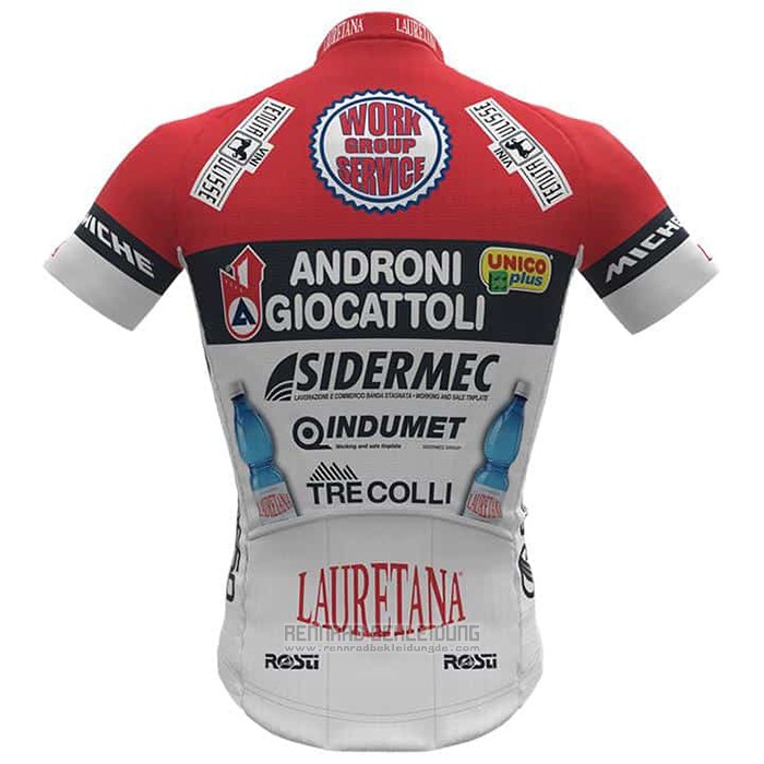 2021 Fahrradbekleidung Androni Giocattoli Rot Trikot Kurzarm und Tragerhose - zum Schließen ins Bild klicken
